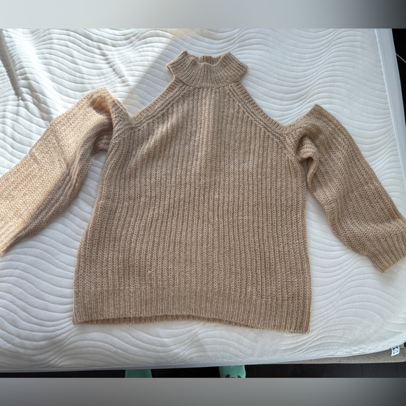 Women's Tan Sweater - Picture 1 of 3
